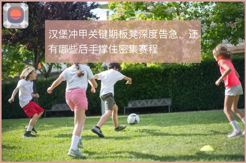 汉堡冲甲关键期板凳深度告急,还有哪些后手撑住密集赛程